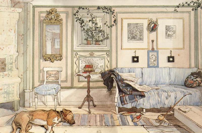 Carl Larsson Lazy Nook France oil painting art